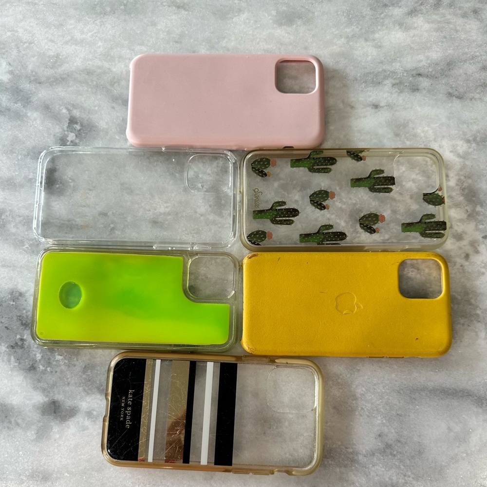 iPhone 11 Pro cell phone covers. 6 cases for 5.00 each.